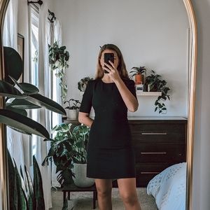 Structured Theory Black Dress